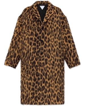 Bottega Veneta Wool Coat - Brown