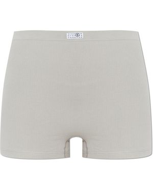 MM6 by Maison Margiela T-Shirt From The "Underwear" Collection - Grey