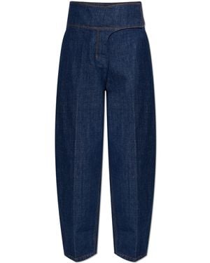 Ami Paris Wide-Leg Jeans - Blue