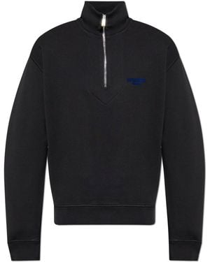 DSquared² Sweatshirt With Stand-Up Collar - Blue