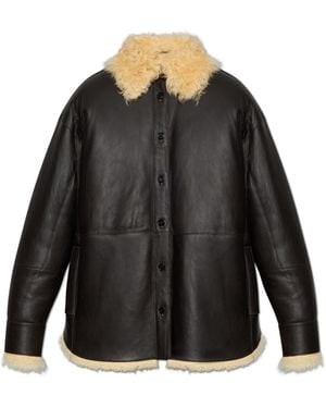 Acne Studios Leather Jacket - Black