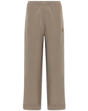 Amiri Wide-Leg Trousers - Natural
