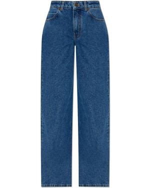 Balmain Wide-Leg Jeans - Blue