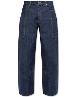 KENZO Wool Trousers - Blue