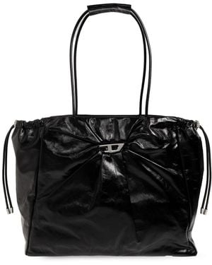 DIESEL 'Tote Bag Scrunch-D Tote' - Black