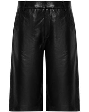 Gestuz "Gzallis" Leather Shorts - Black