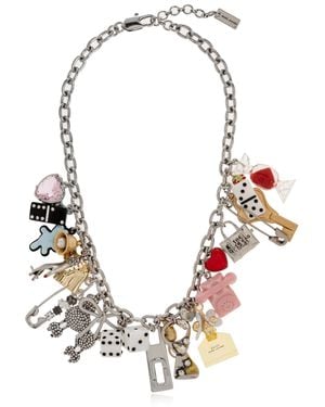 Marc Jacobs Necklace With Pendants - Metallic