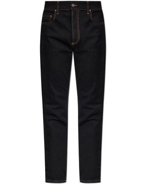 Versace Jeans With Tapered Legs - Black