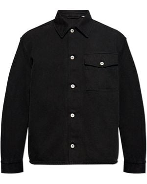 Burberry Vest With Logo - Black