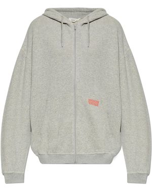American Vintage Sweatshirt With Logo - Grey