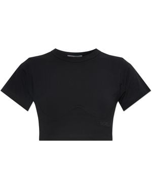 The Attico Short Top - Black