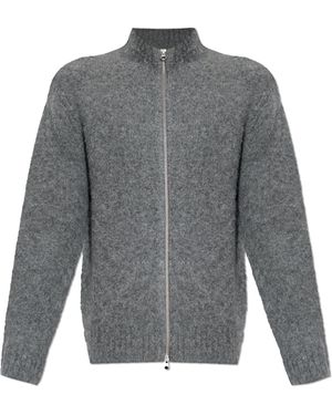 Samsøe & Samsøe Sajean' Zip Sweater - Grey