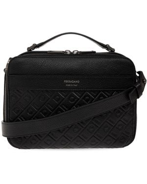 Ferragamo Leather Bag - Black