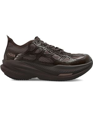 Hoka One One 'Mach X Caged' Sports Shoes - Brown