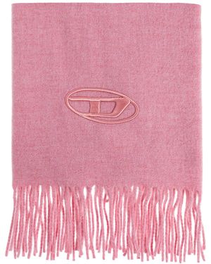 DIESEL Wool Scarf 'S-Imon-D-Long' - Pink