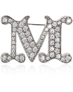 Max Mara 'Facella' Brooch - Metallic