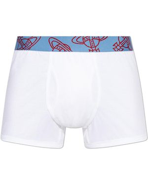 Vivienne Westwood 2-Pack Of Cotton Boxers - Blue