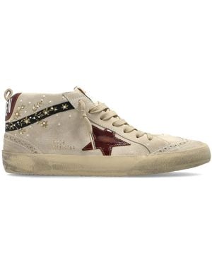 Golden Goose 'Mid Star Classic' Sports Shoes - Brown