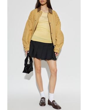 Acne Studios Ribbed Sleeveless Top - Yellow