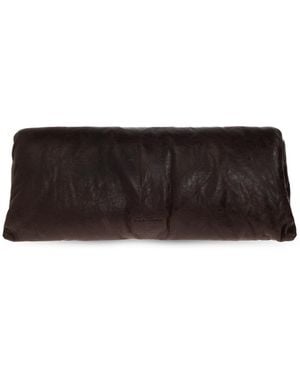 Rick Owens Leather 'Soft Clutch' Bag - Brown