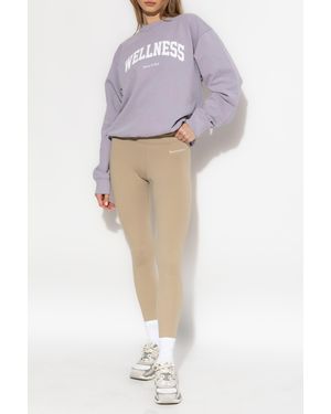 Sporty & Rich Sweatshirt With Logo - Purple