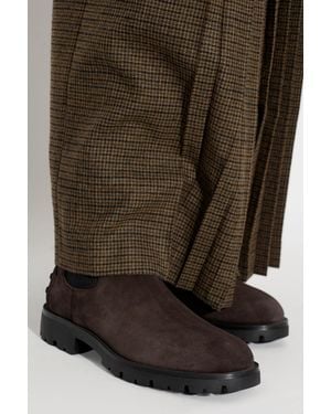 Tod's Suede Chelsea Boots - Brown