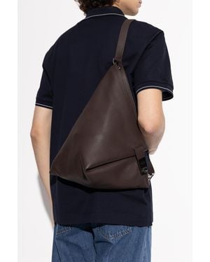 Ferragamo Leather One-Shoulder Backpack - Blue