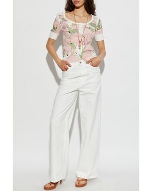 Chloé Top With Print - Pink