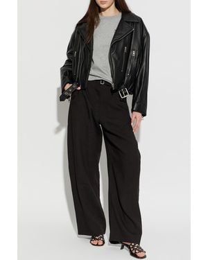 Loewe T-Shirt With Logo - Black