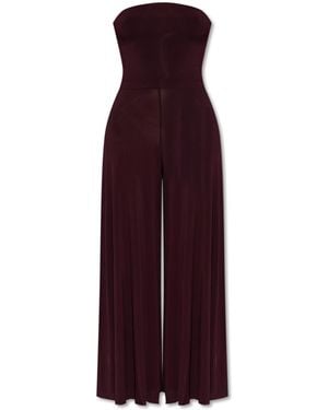 Alaïa Jumpsuit With Wide Legs - Purple