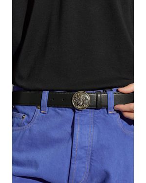 Versace Leather Belt - Blue