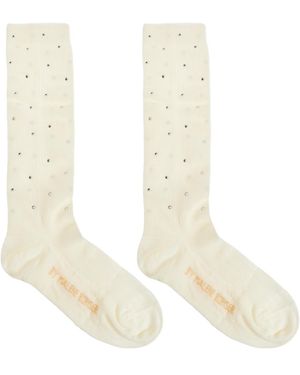 By Malene Birger Leiano' Socks - White