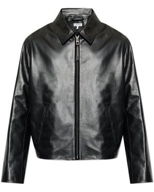 Loewe Leather Jacket - Black