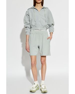 Moschino Shorts With Logo - Green