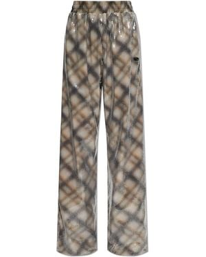 DIESEL Sequin Trousers - White