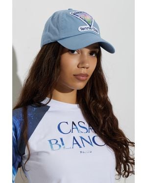 CASABLANCA Tennis Club Baseball Cap - Blue