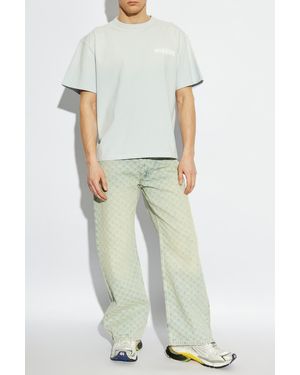 MISBHV Jeans With Logo - White