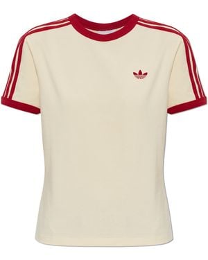 adidas Originals T-Shirt With Logo - Pink