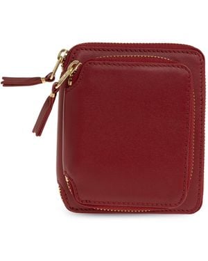 Comme des Garçons Leather Wallet - Red