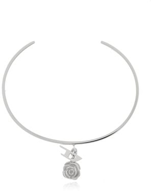 DIESEL Bracelet With Charm - White