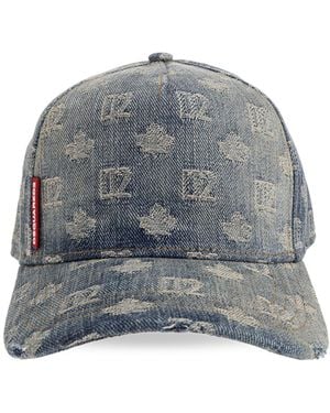 DSquared² Denim Baseball Cap - Grey