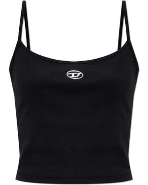 DIESEL Top With Straps 'T-Hupy-Od' - Black