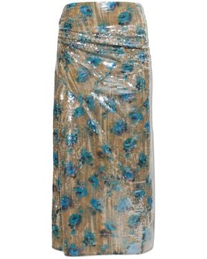 Tory Burch Sequin Skirt - Green