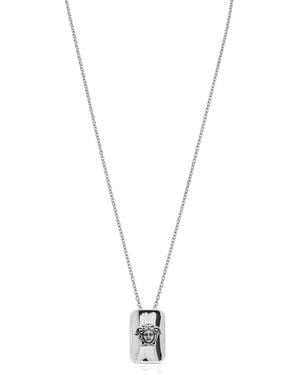 Versace Necklace With Pendant - Metallic