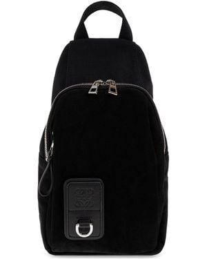 Loewe "Flex" Single-Shoulder Backpack - Black