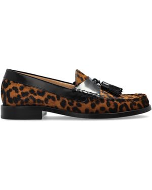 Stuart Weitzman "Lottie" Loafers - Black
