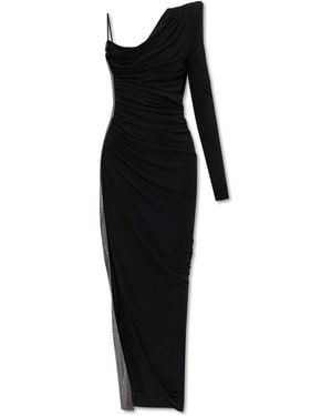 Balmain Dress With Appliqué - Black