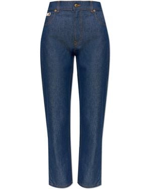 Moschino Jeans With Tapered Legs - Blue