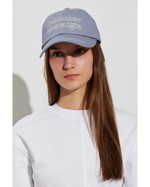 Samsøe & Samsøe Cap With Visor 'Saprint' - Blue