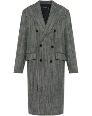 DSquared² Wool Coat - Grey